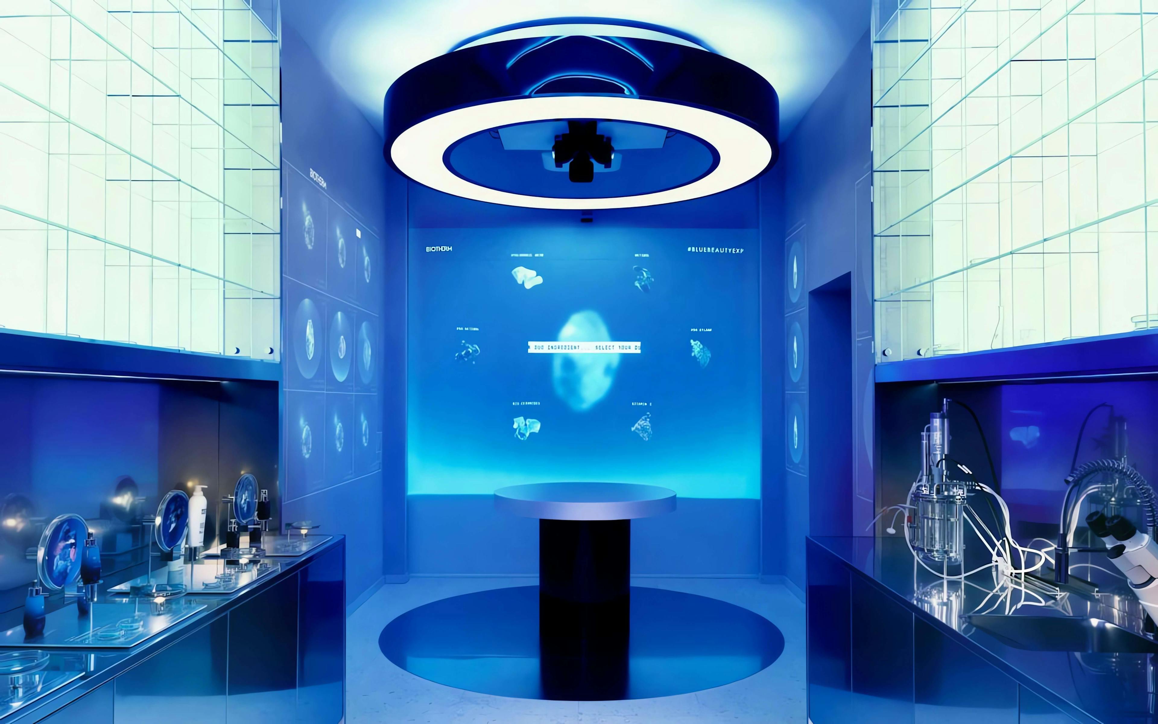 Blue beauty lab